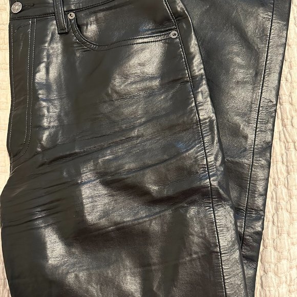 Agolde Recycled Leather Pants Size 30 - Picture 8 of 8
